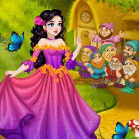 play Snow White Fairytale Dress Up - Free Game At Playpink.Com