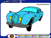 Coloring Book: Old Car Coloring