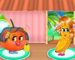 play Funny Fruits Hair Salon
