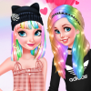 play Princesses Pastel Hairstyles