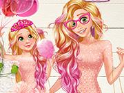 Princess Mom Daughter Cute Family Look