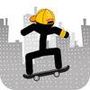 Skateboard Stickman-Cool Jump