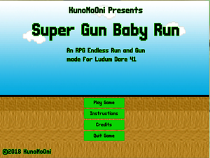 play Super Gun Baby Run