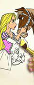 play Goldie Princess Coloring Book