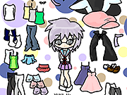 play Yuki Nagato Dress-Up Doll