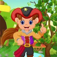 play Games4King-Cute-Pirate-Girl-Rescue