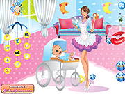 play Baby And Sitter Dress Up