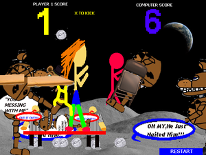 play Drop Kick With Freddie In Space