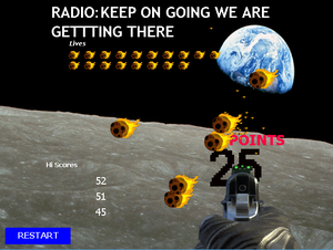 play Fps Meteoroid Space Shooter