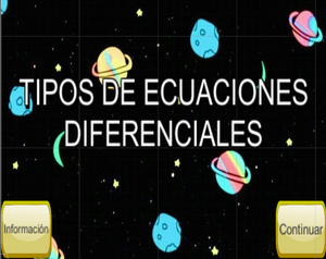 play Juego Tipos De Ecuaciones Diferenciales
