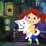 play Cute Little Girl And Pet Escape