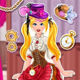play Audrey Steampunk Fashion - Free Game At Playpink.Com