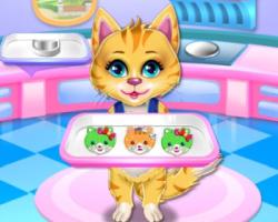play Sweet Rainbow Kitty Cookies