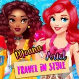 play Moana & Ariel Travel In Style