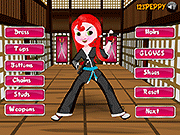 play Karate Gal Dressup