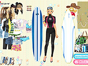 play Surfer Chick Dress Up