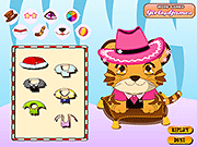 play Baby Animals Dress Up: Kenny The Tiger
