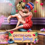 Dotted Girl Sauna Flirting