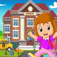 play Happy-School-Girl-Rescue-Games4King