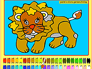 play Lion Painting