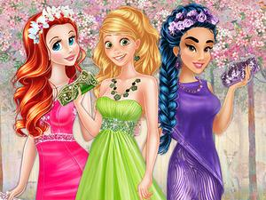 Colors Of Spring Princess Gowns