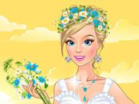 play Wearing Flowers Dressup