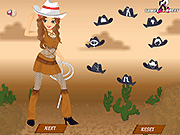 play Billie Cowgirl Dressup