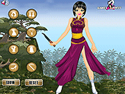 play Fighter Girl Dress Up