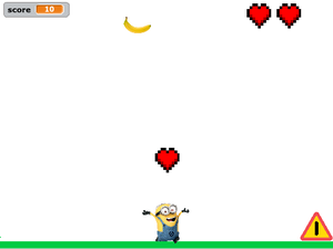 play Minion Catches Bananas