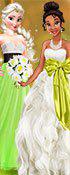 play Tiana'S Spring Green Wedding