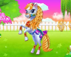 play Fairy Pony Horse Mane Braiding Salon