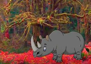 play Rhinoceros Forest Escape