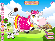 play Farm Cow Dress Up