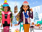 Elena And Moana Outdoor Winter Party