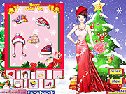 Christmas Bride Dress Up