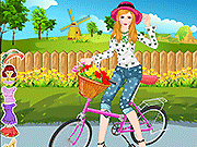 play Bicycle Girl Dressup