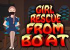 play Games4Escape Girl Rescue From Boat