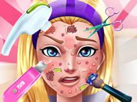 play Barbie Hero Face Problem