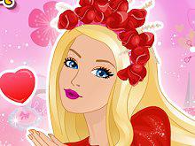 play Barbie Lady In Red