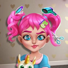 play Moody Ally Real Haircuts - Free Game At Playpink.Com