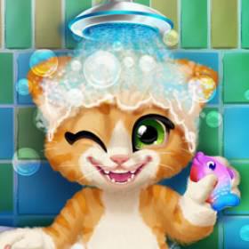 play Rusty Kitten Bath - Free Game At Playpink.Com