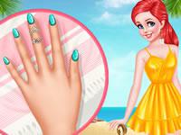 play My Beach Nails Design