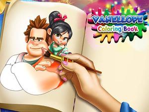 play Vanellope Coloring Book