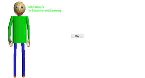 play Baldi'S Basics - Topdown Edition