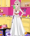 Princess Elsa Kitchen Cleaning