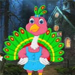 play Cartoon Little Peacock Escape