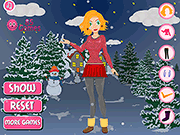 play Winter Lady Dressup