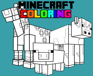 play Minecraft Coloring Book