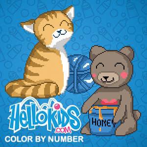 play Hellokids Color By Number