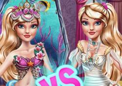 play Ellie Mermaid Vs Princess